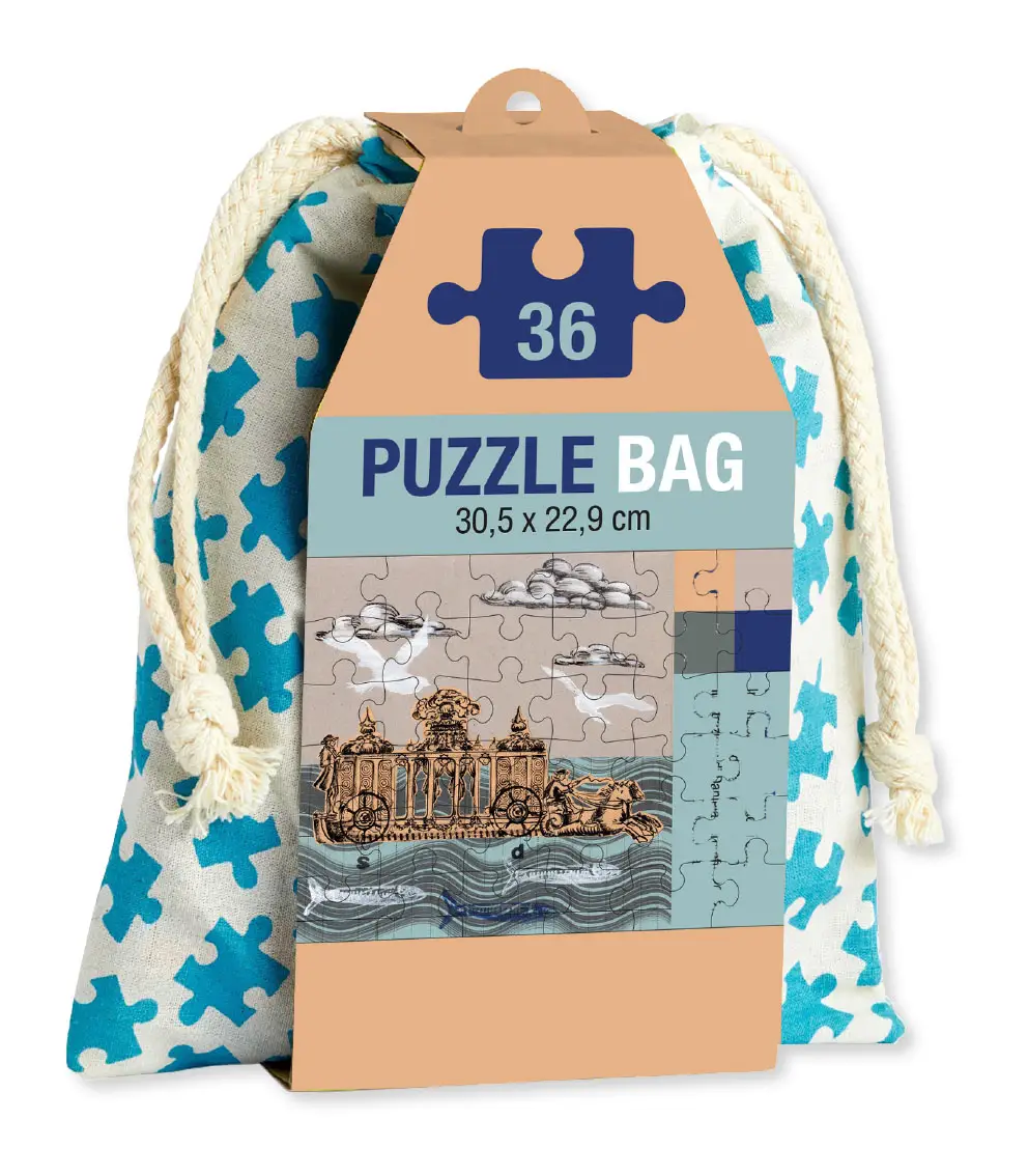 Puzzle Personalizzato in Sacchetto di Cotone