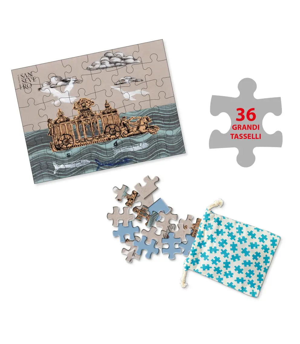 Puzzle Personalizzato in Sacchetto di Cotone