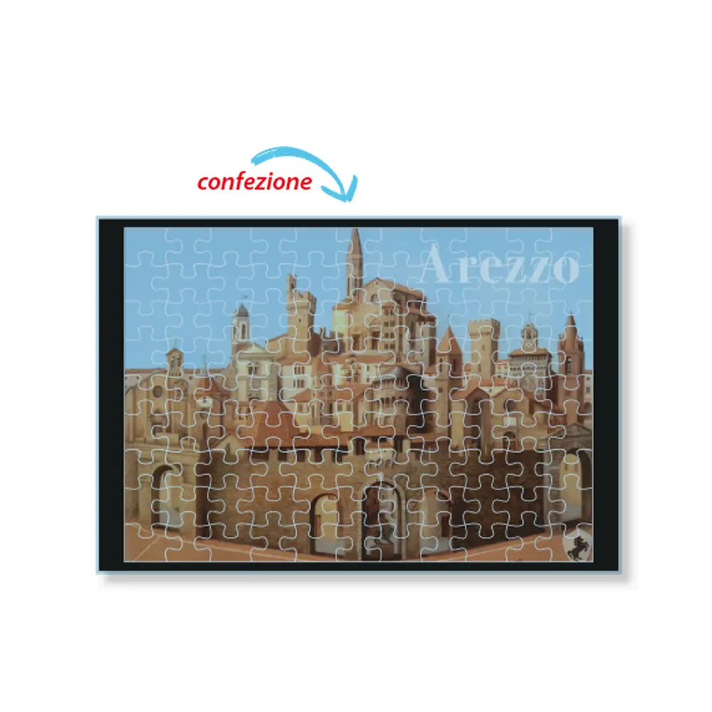 Cartolina Puzzle Personalizzata