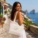 borsa da mare personalizzata in cotone