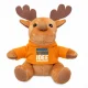 Peluche a forma di renna con maglione personalizzabile