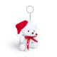 Portachiavi Orsetto Peluche Natalizio